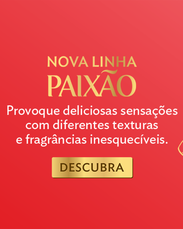 Imagem promocional da nova linha da marca Paixão.